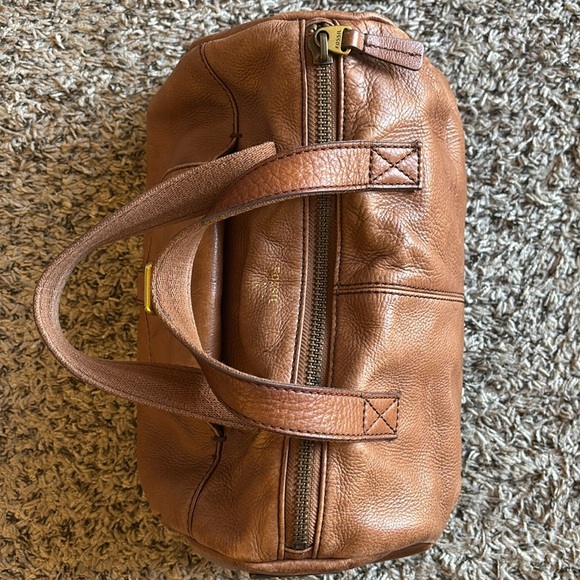 Fossil 'Olive' Pebble Leather Satchel
Crossbody Bag Cognac Boho Rare - Picture 15 of 16